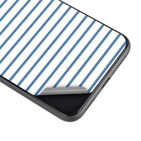 Blue and White Stripes Google Pixel 4 XL Skin